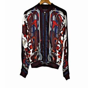Authentic Gucci Frida Giannini Horsebit Silk Jacket